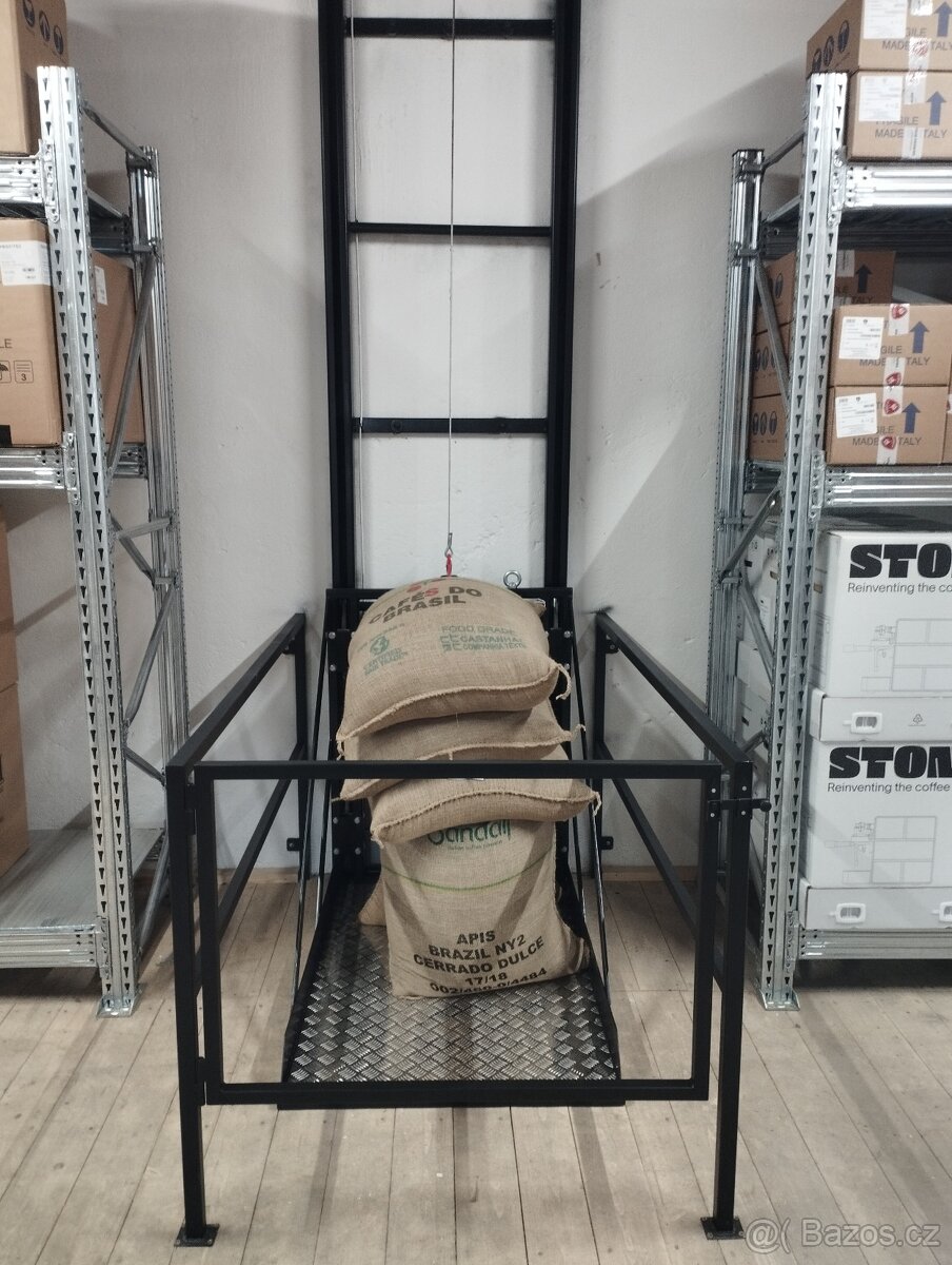 Plošinový výtah ke zdi vrátek zvedák - 7