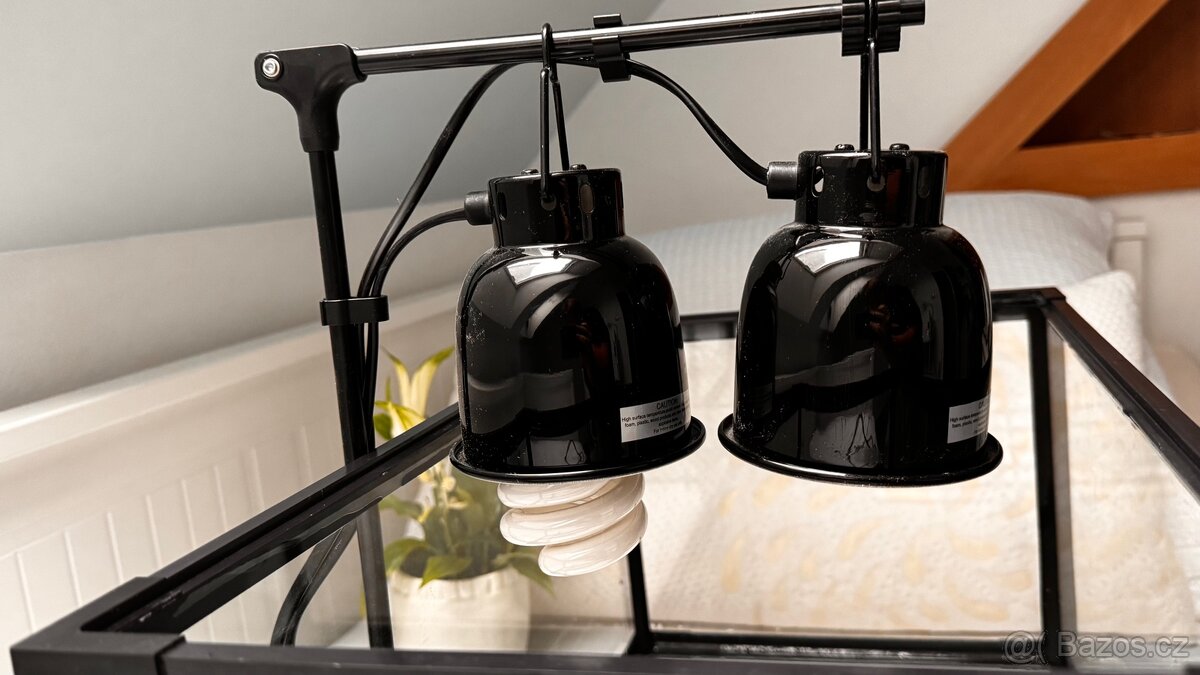 Skleněné želvárium pro vodní želvy – 37,5 l (želvárium) - 7