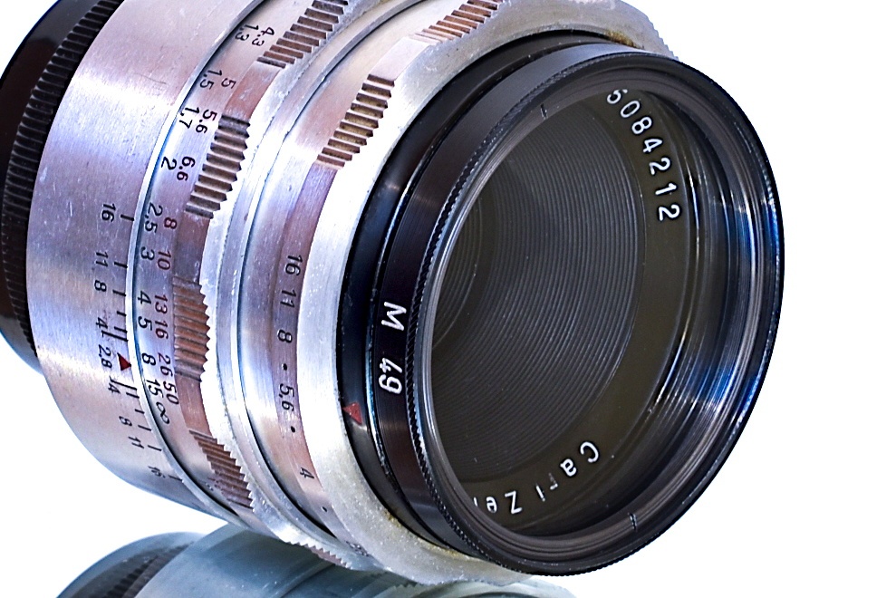 Carl Zeiss Tessar CHROME 2,8/50 M42 TOP STAV - 7