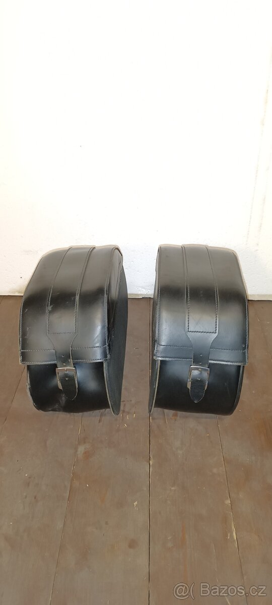 Kufry na motorku kožené - 7