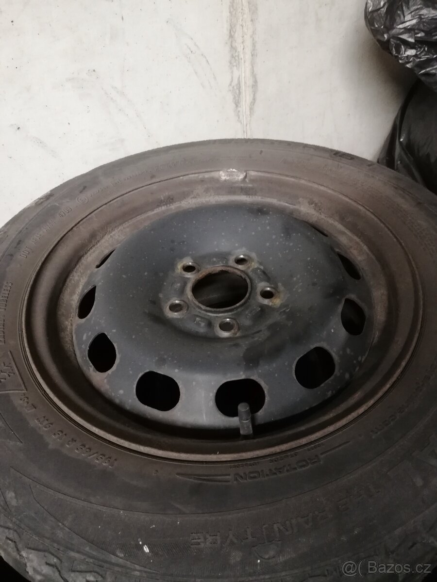 alu kola 5x108 r18 Ford + plech. disky - 7