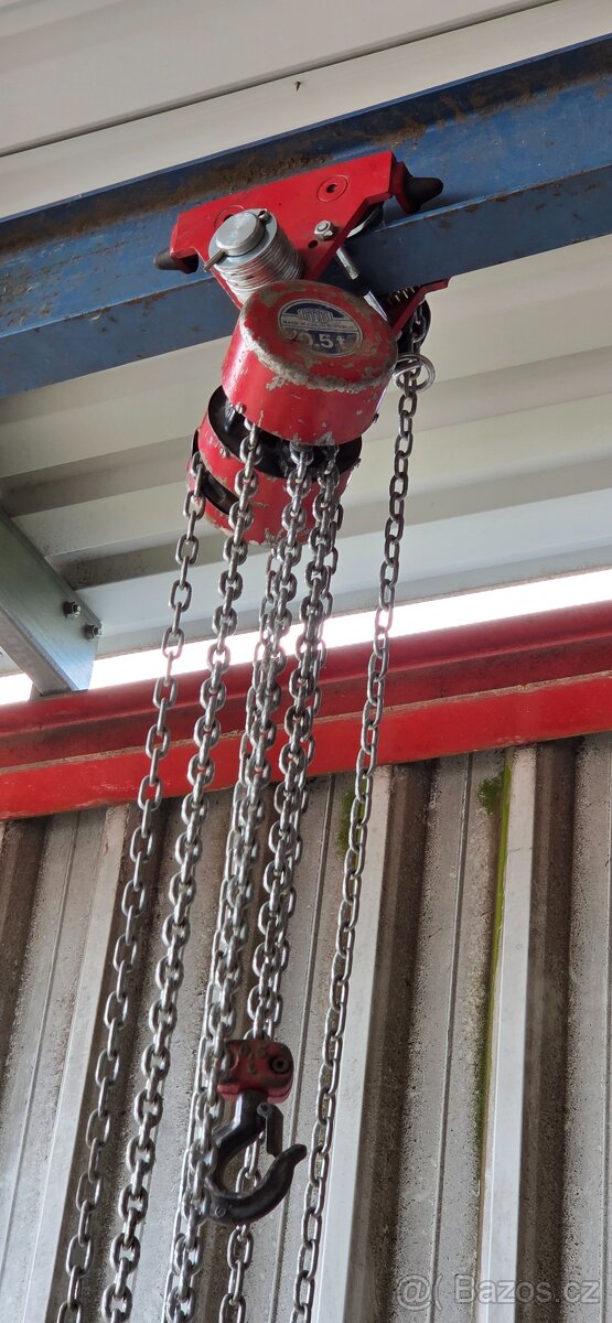 Mobilní portálový jeřáb s navijákem a kladkostrojem - 7