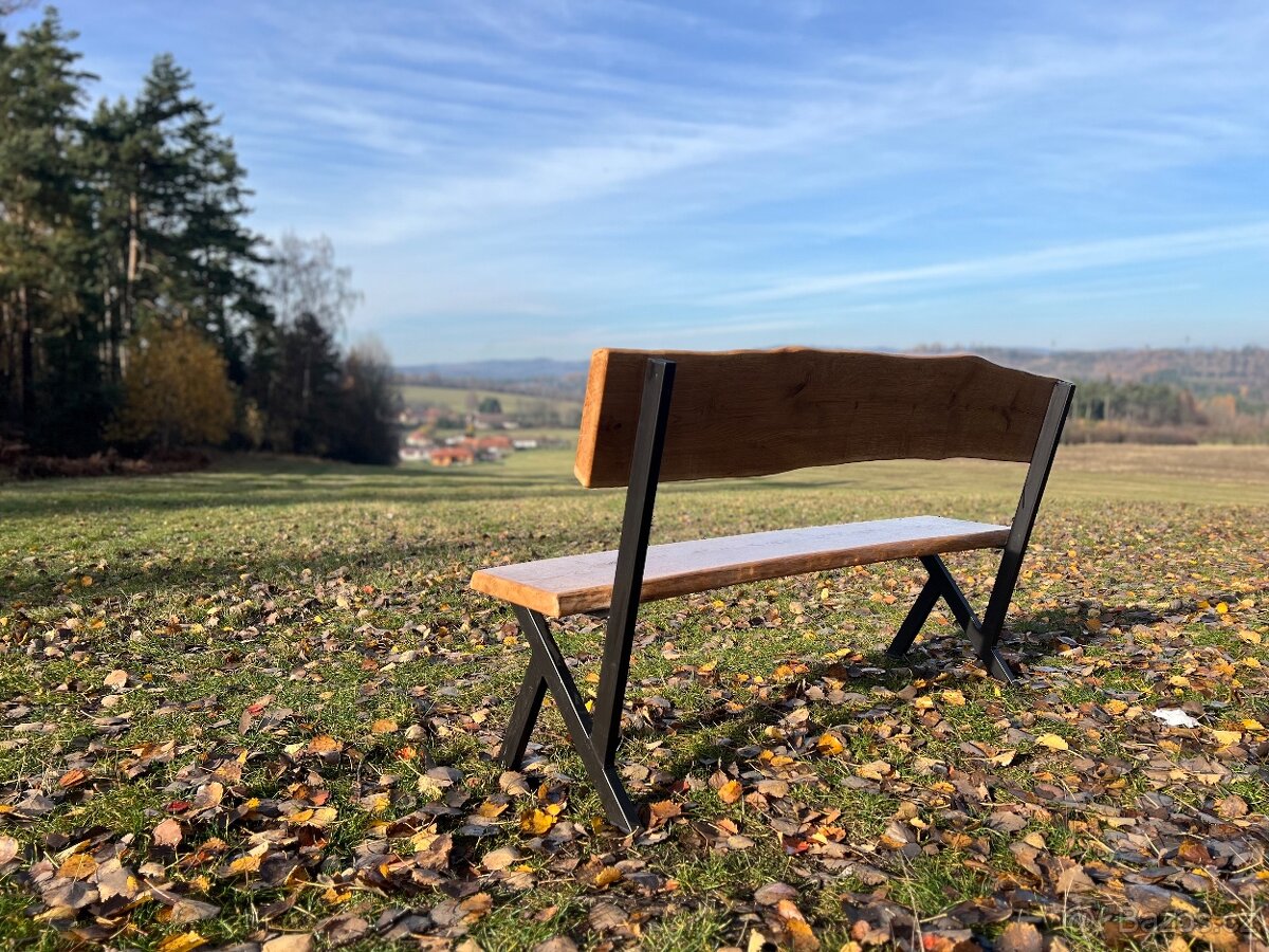 Zahradní lavička :DUB - doprava zdarma - 7