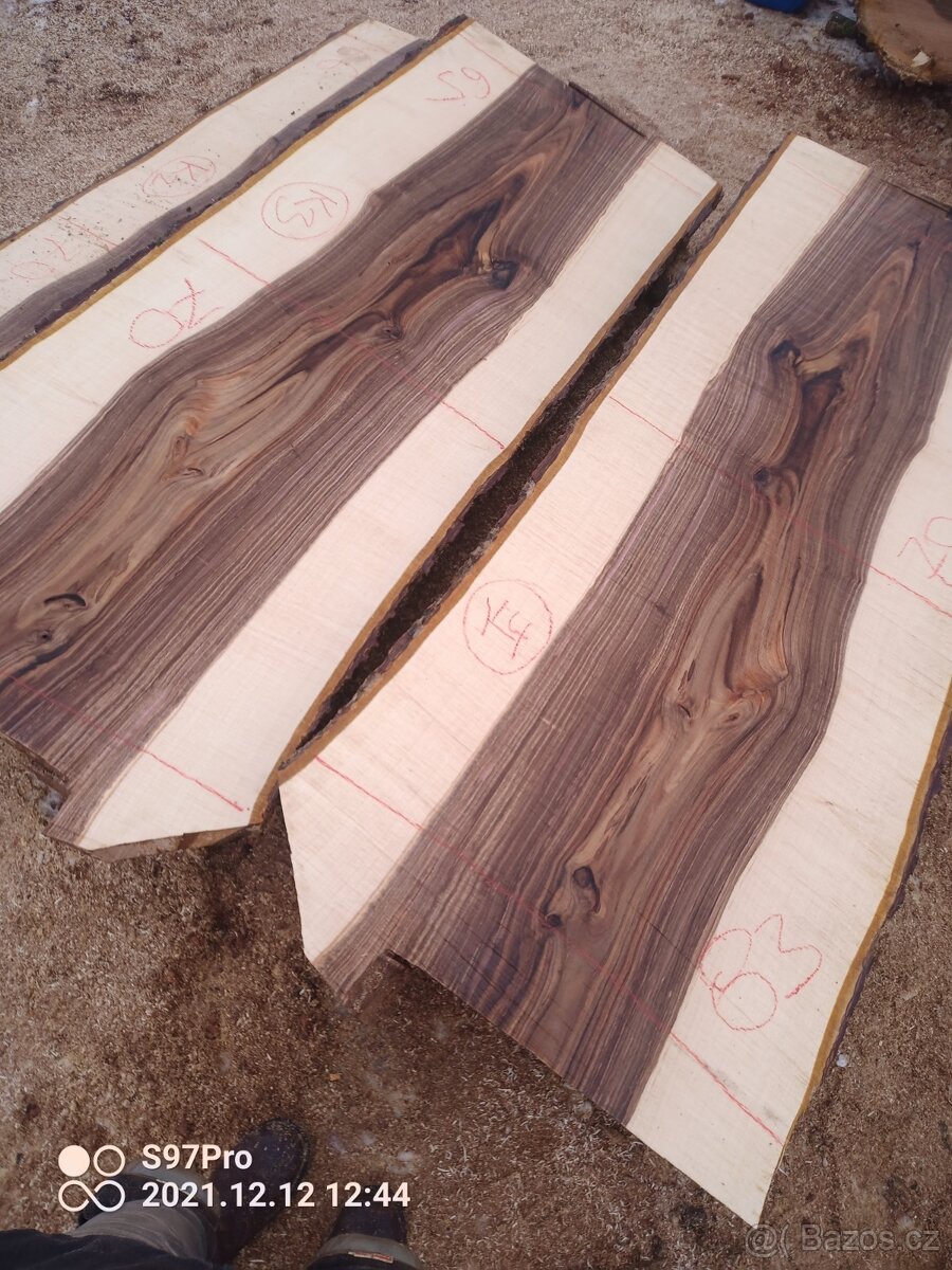 Super tmavé ořechové XXXL fošny a koláče - 7