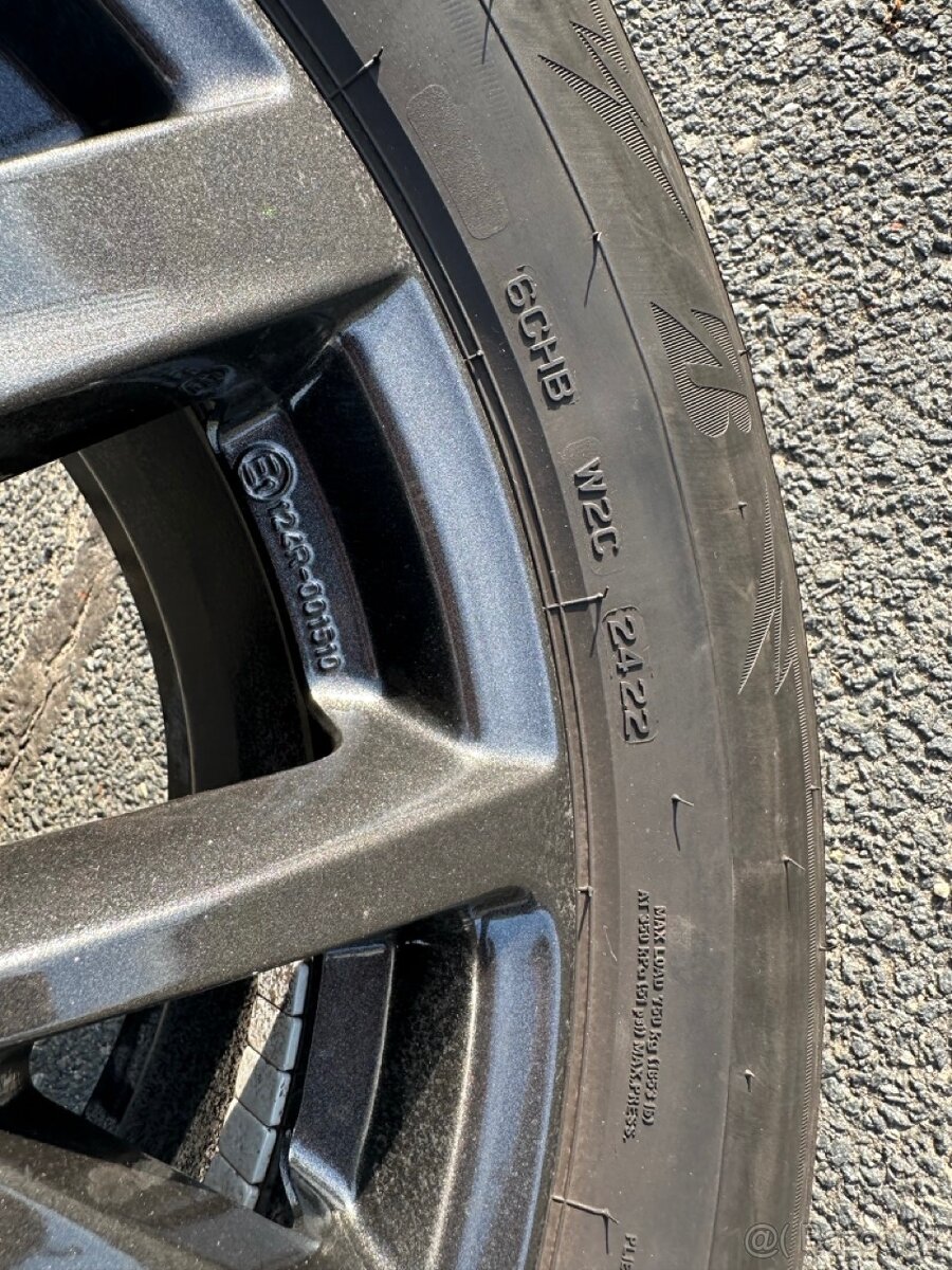 Alu Kola - 6.5 X 16 (5X114.3) - na zimních Bridgestone - 7