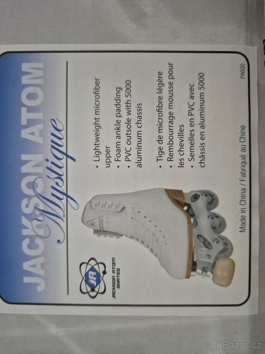 Prodám inline krasobrusle Jackson - 7