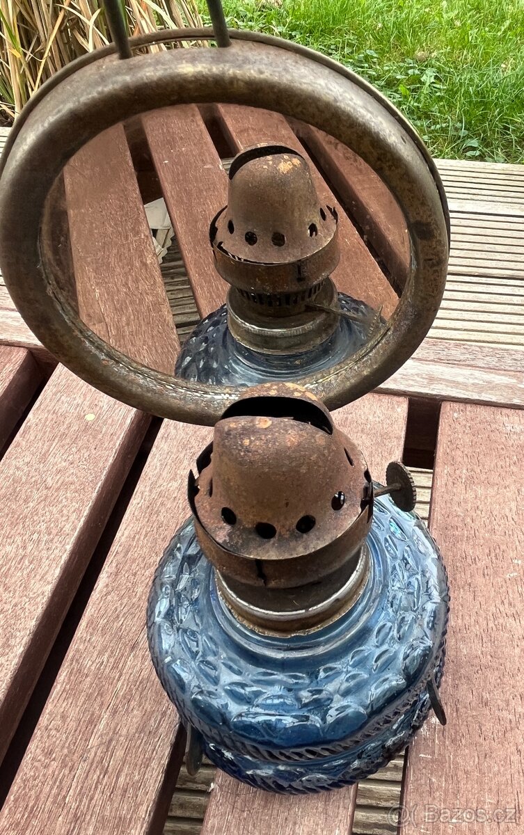 Ditmar (Vienna / Austrian Make) — modré sklo s reflektorem, - 7