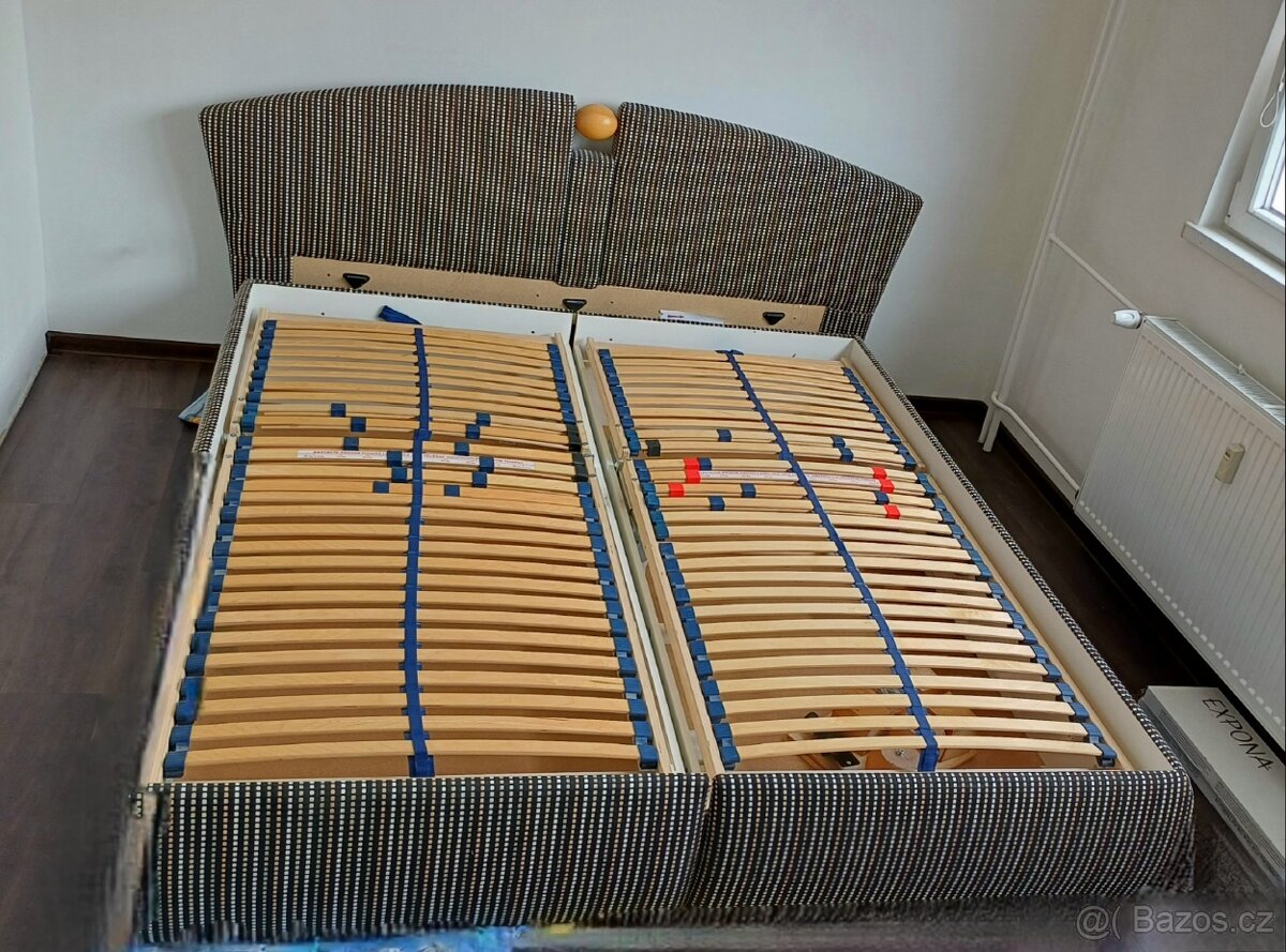 Postel BLANAŘ – čalouněné dvoulůžko korpus a čelo - 7