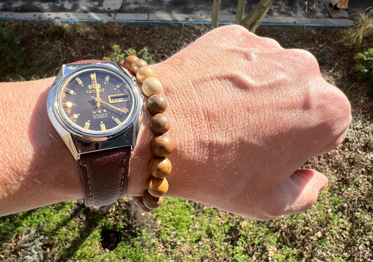 Vintage hodinky Orient Three Star Automatic - 7