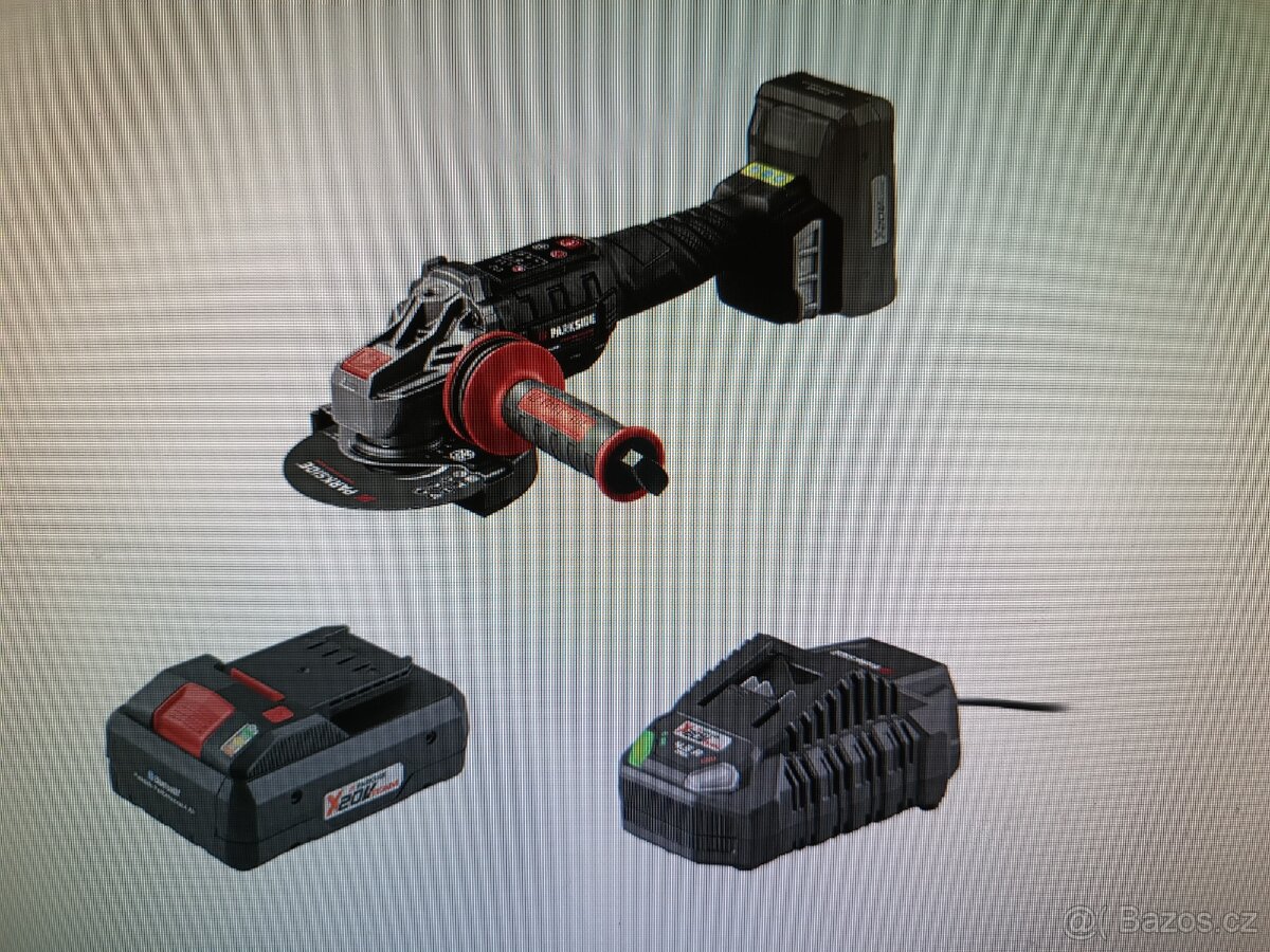 Úhlová bruska Parkside PWSAP 20Li F6 + Smart 4Ah + nabíječka - 7