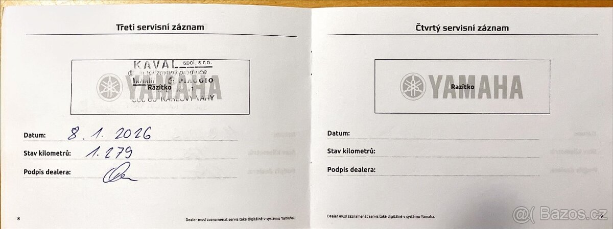 Odpočtový DPH Yamaha 125 x-max 1279 km - 7