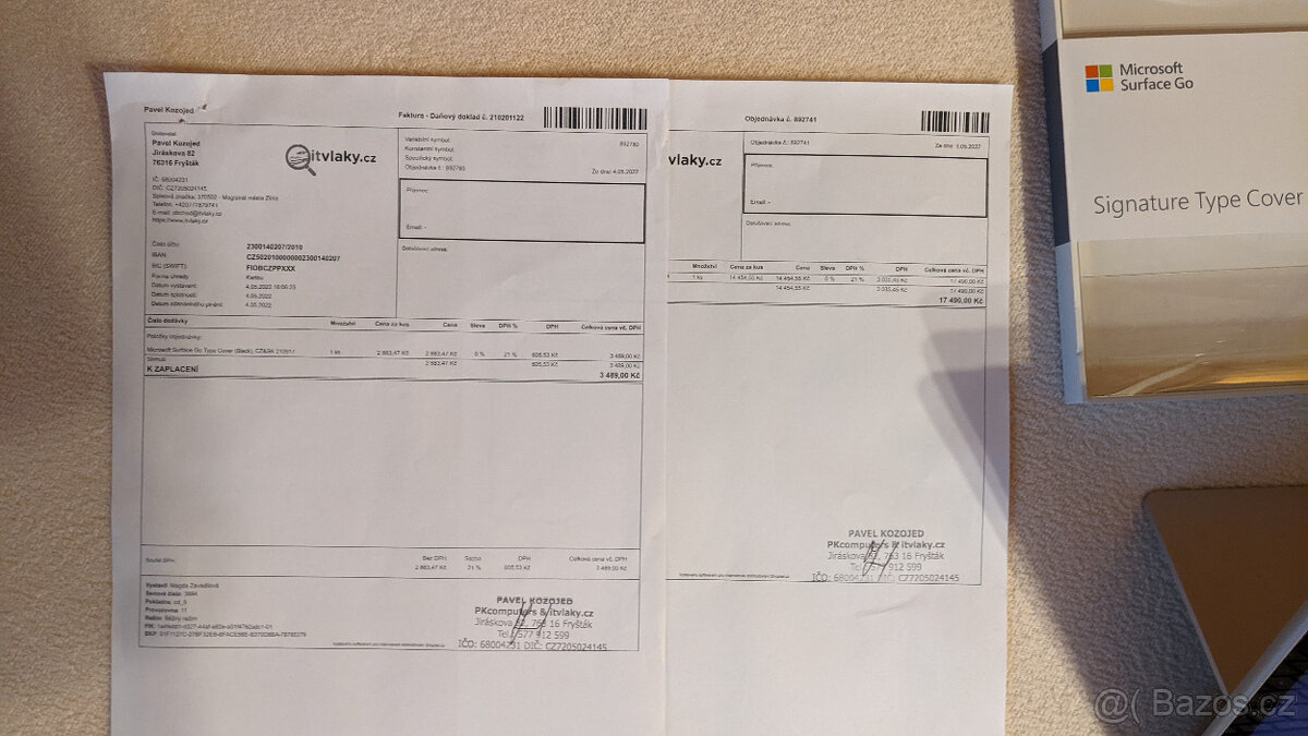 Tablet Microsoft Surface Go 3 - 7