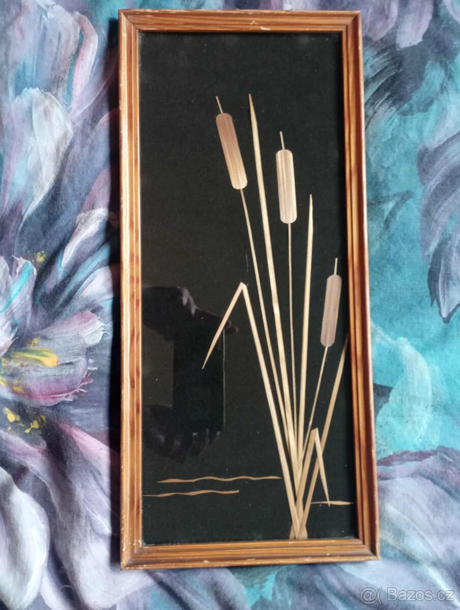 Intarzie - obrazy 70 - tá léta - RETRO - 7