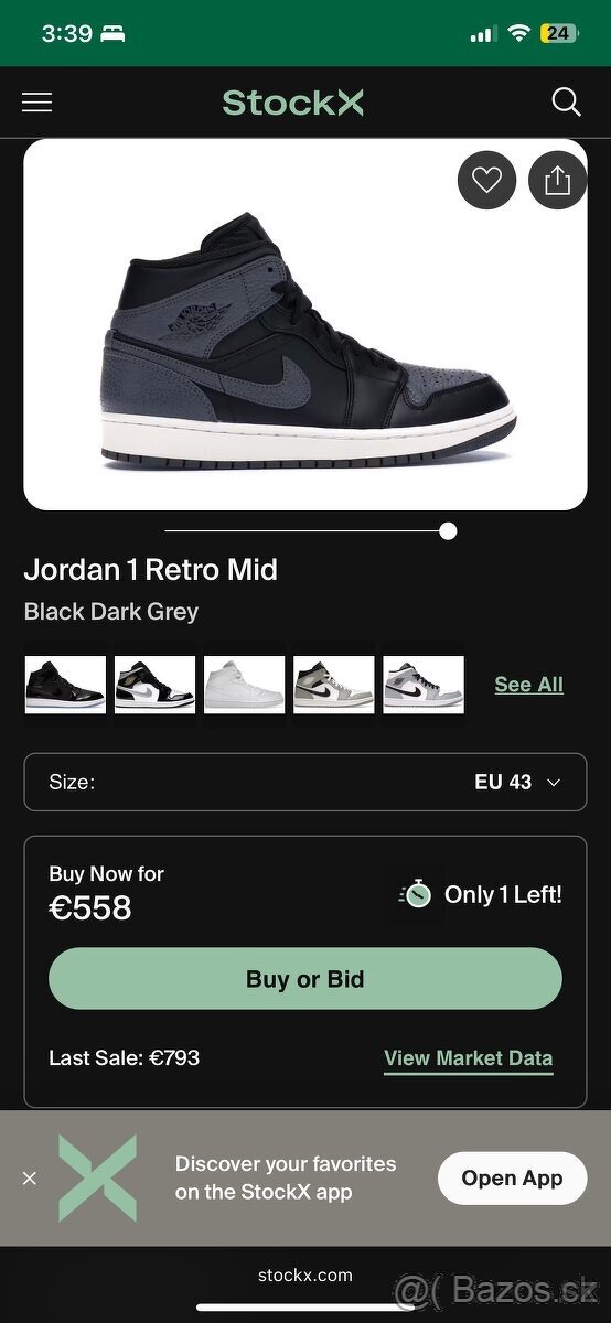 AIR JORDAN 1 MID vel.44 - 7