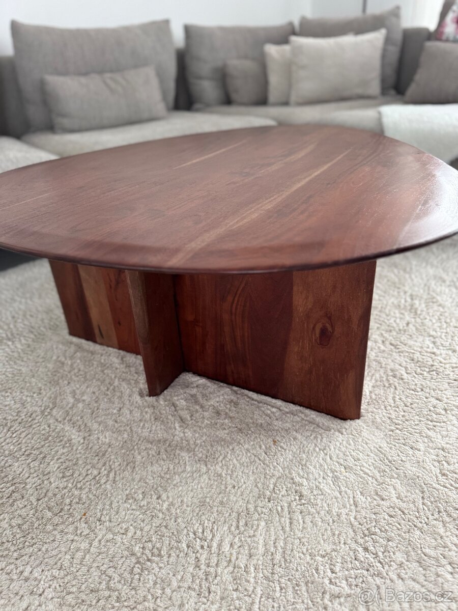 Konferenční stůl z akácie - 7
