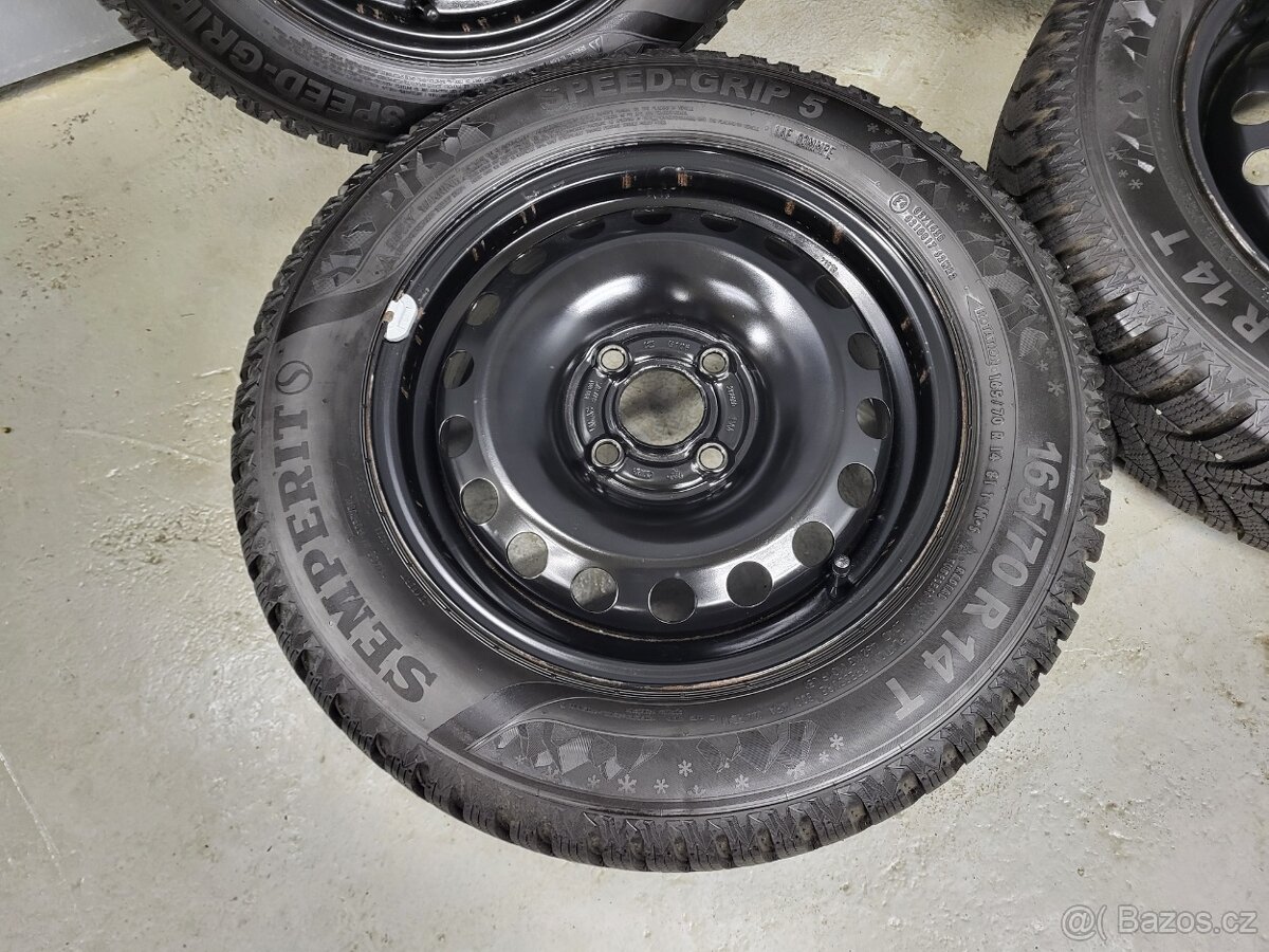 Originál 14" VW UP Mii Citigo 4x100 zimní 7-8mm - 7