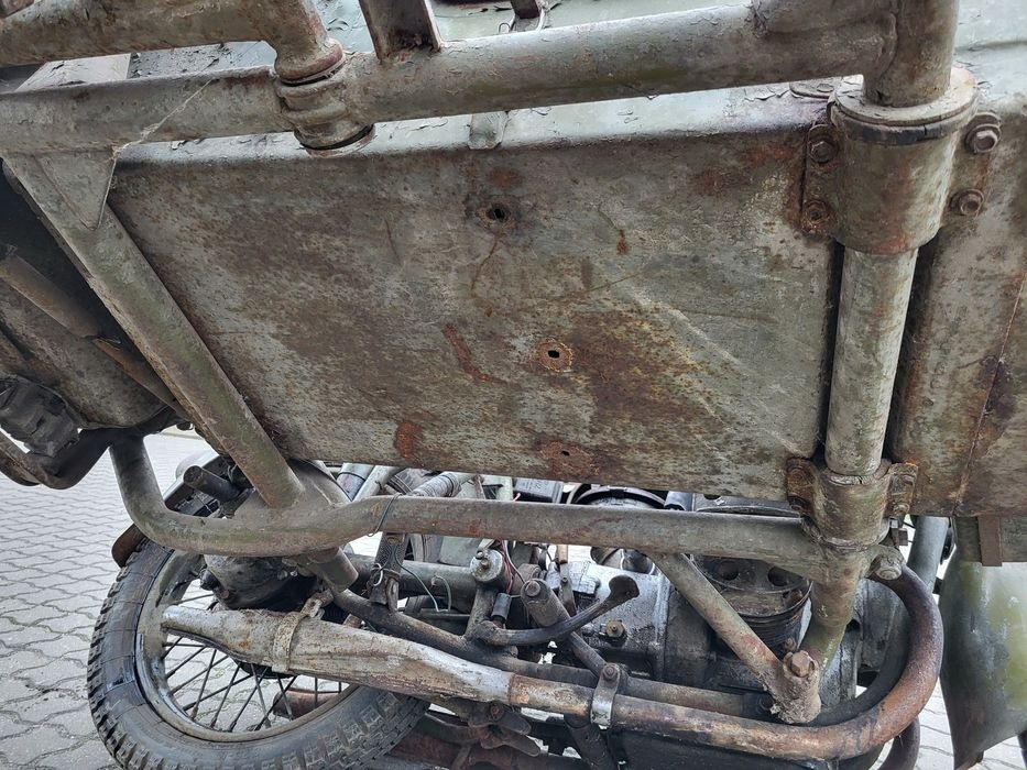 Dněpr,Ural MW 750 vojenský s pohonem sidecaru-SLEVA 25000KČ - 7