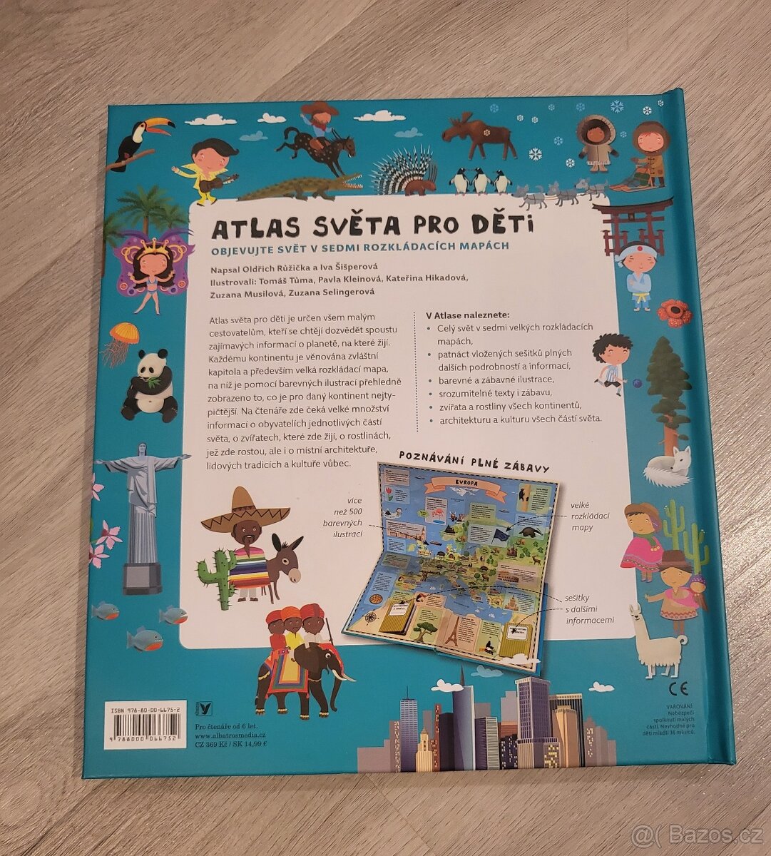 Atlas světa pro děti - rozkládací, Albatros - 7