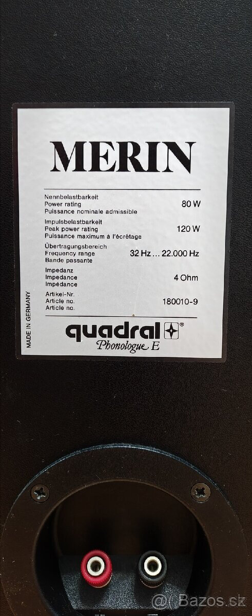 Quadral MERIN Phonologue E - 7