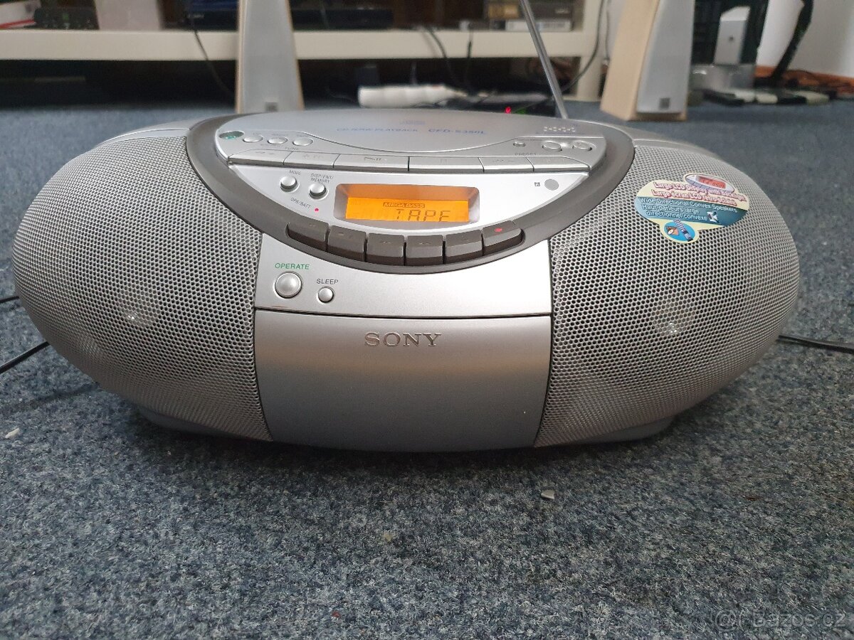 SONY CFD-S350L rádio/CD magnetofón - 7