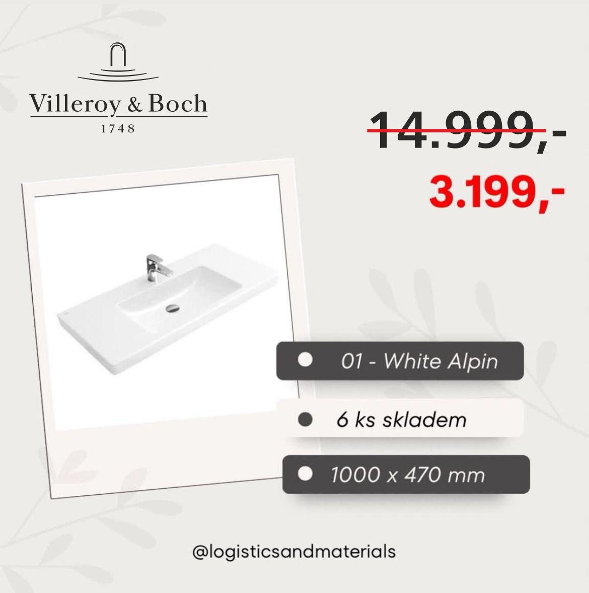 Villeroy & Boch výprodej — luxusní sanitární keramika - 7