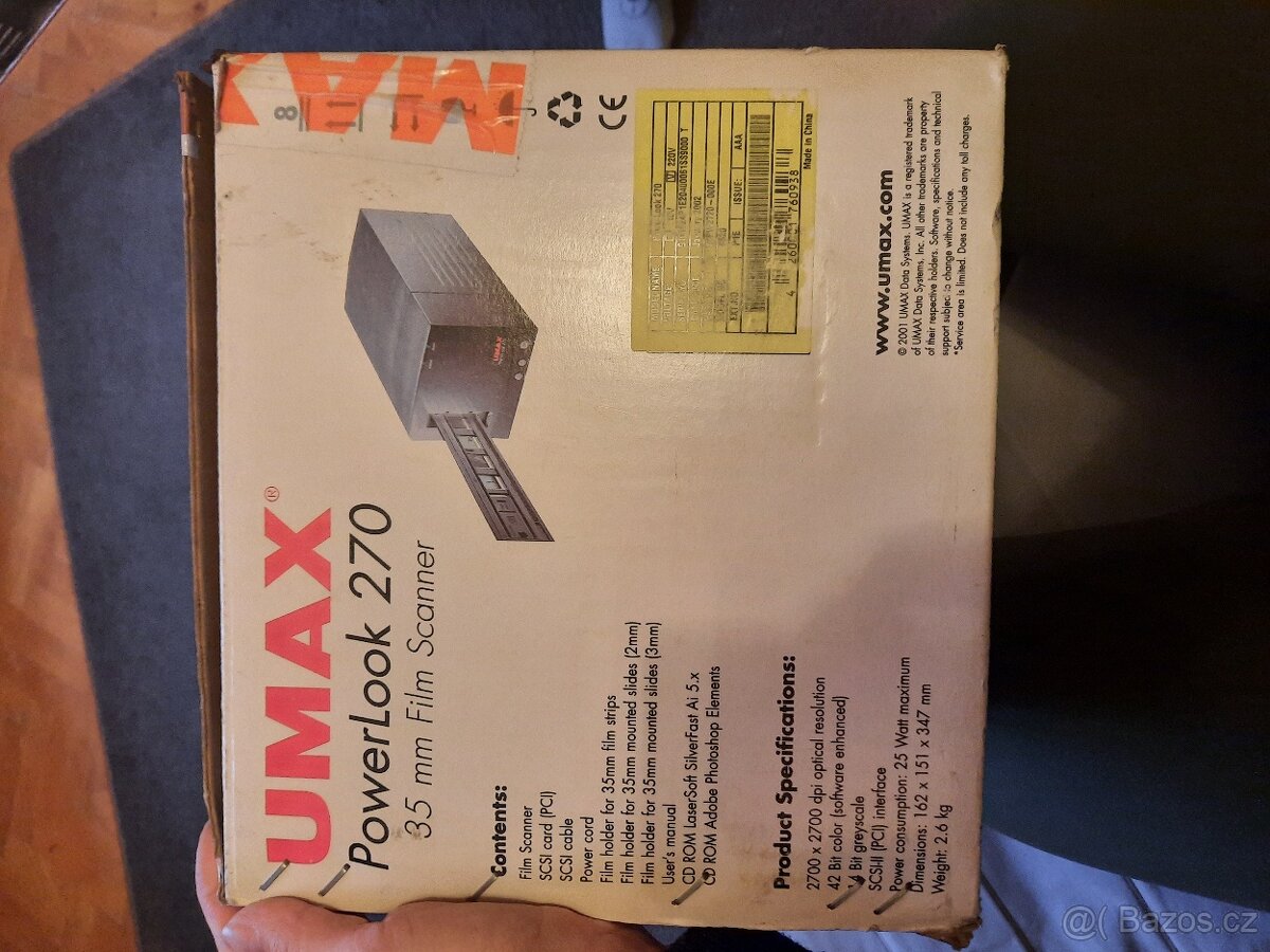 Kinofilmový skener Umax - 7
