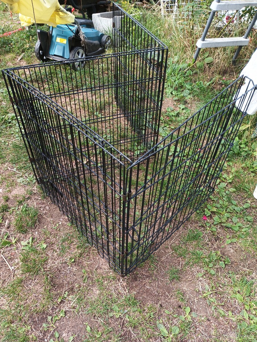 Kovový výběh - klec 189x64x60 cm - 7