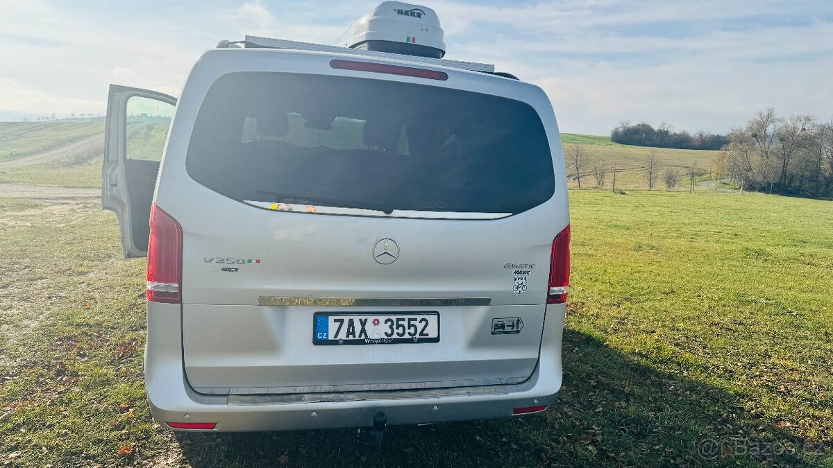 Prodám MB V250d, automat, kempovací vestavba - 7