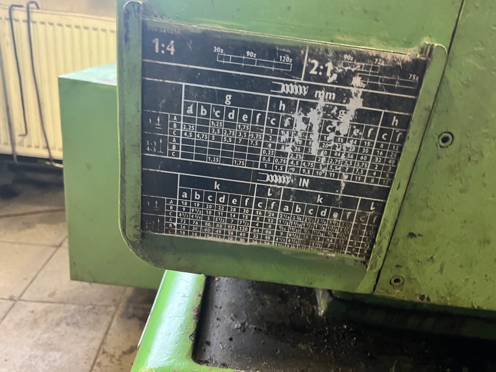 Soustruh TOS Trenčín SUI 50 - 7