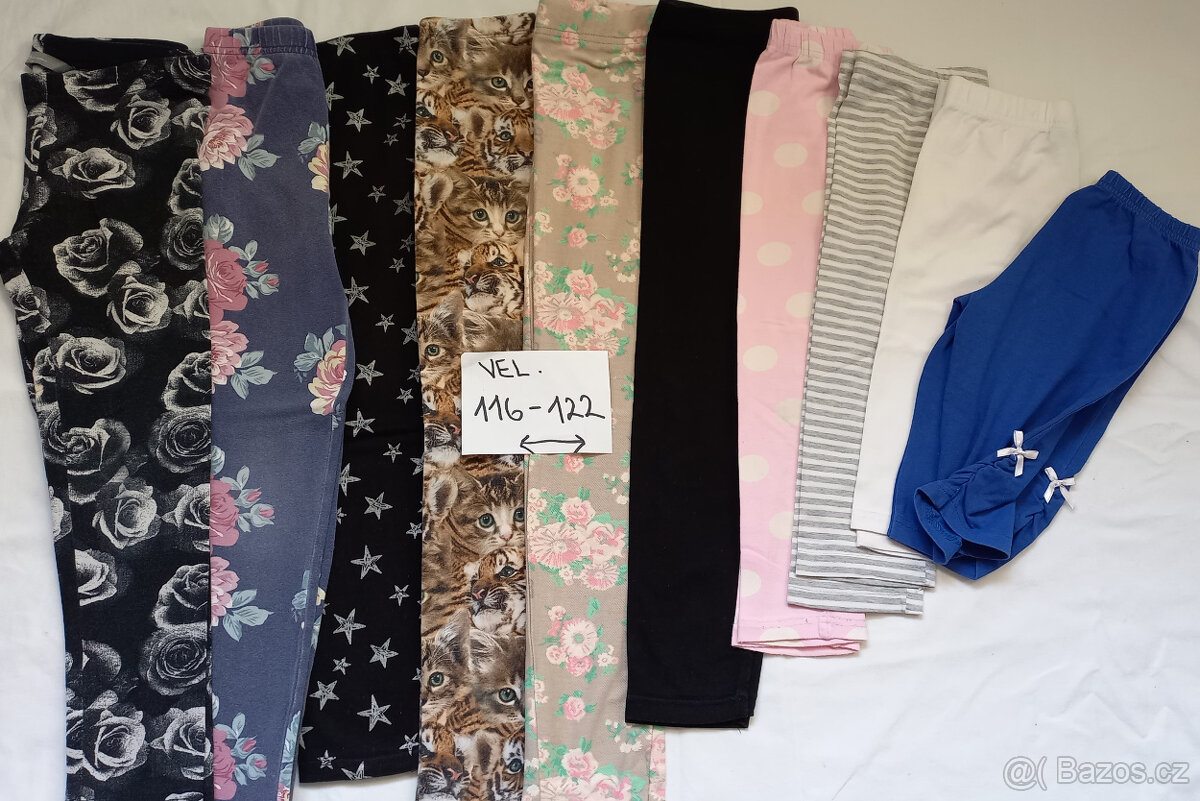 Dívčí elasťáky vel.od 104-až po vel.S - 7