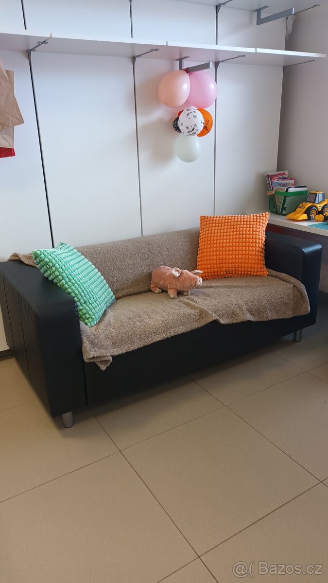 KLIPPAN dvoumístná pohovka Ikea Bomstad černá - 7