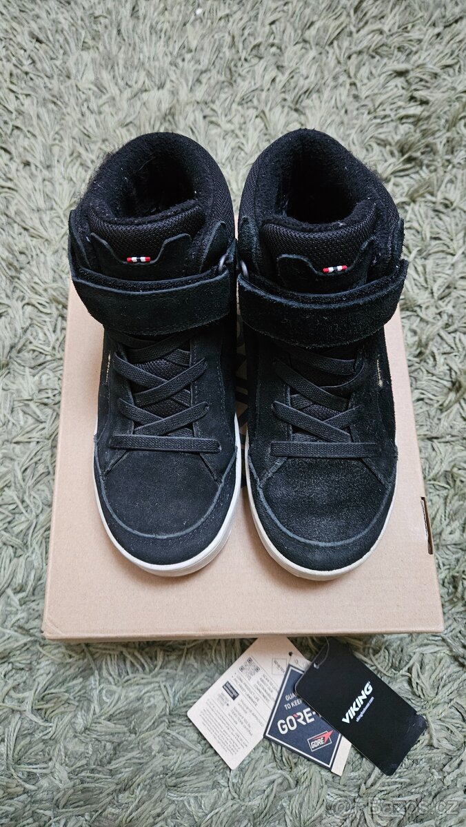 Kožené zimní boty VIKING vel. 34 s GORE-TEX - 7