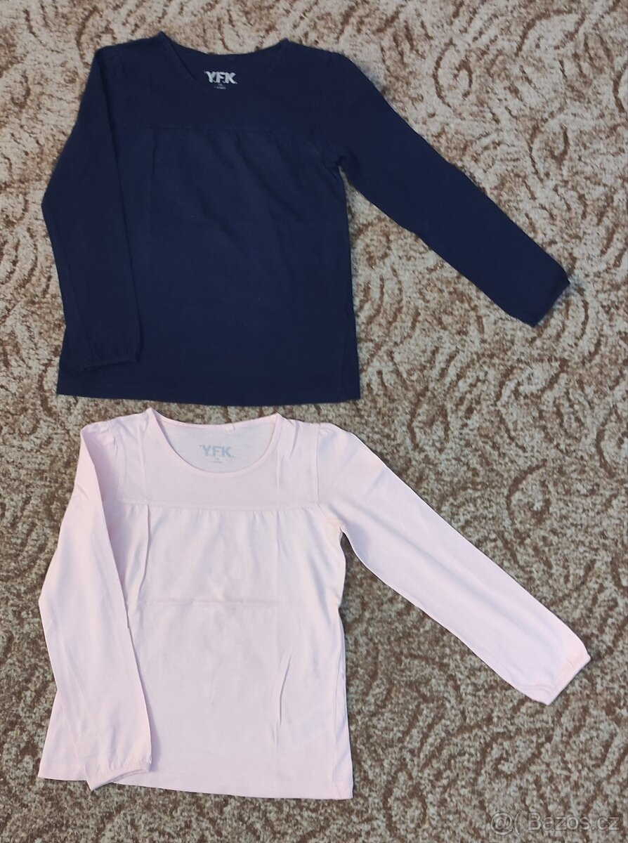 Dívčí trika dlouhý rukáv + košile - 7