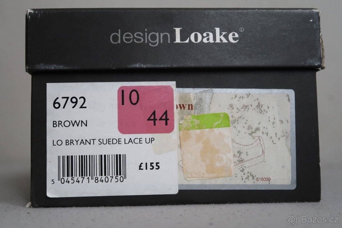 LOAKE Design BRYANT Brogue (UK10, EU44 45) polobotky boty - 7