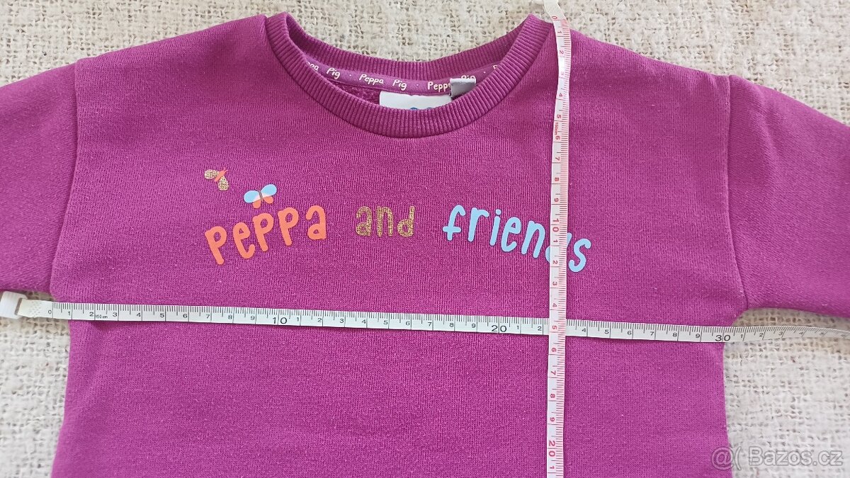 Šaty/mikina Peppa Pig vel. 80/86 - Primark - 7
