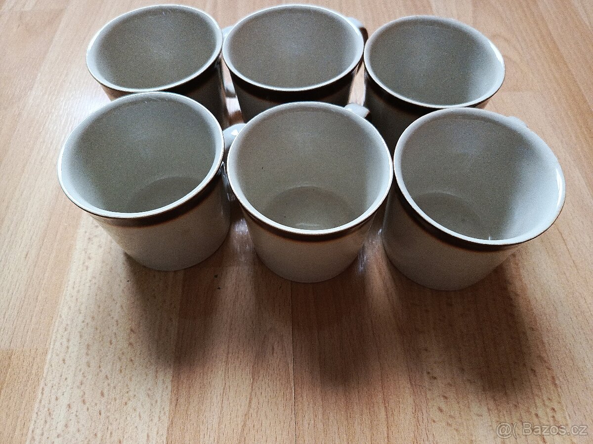 KERA VITRAL - SADA ŠÁLKU A PODŠÁLKU - 6 KS - 7