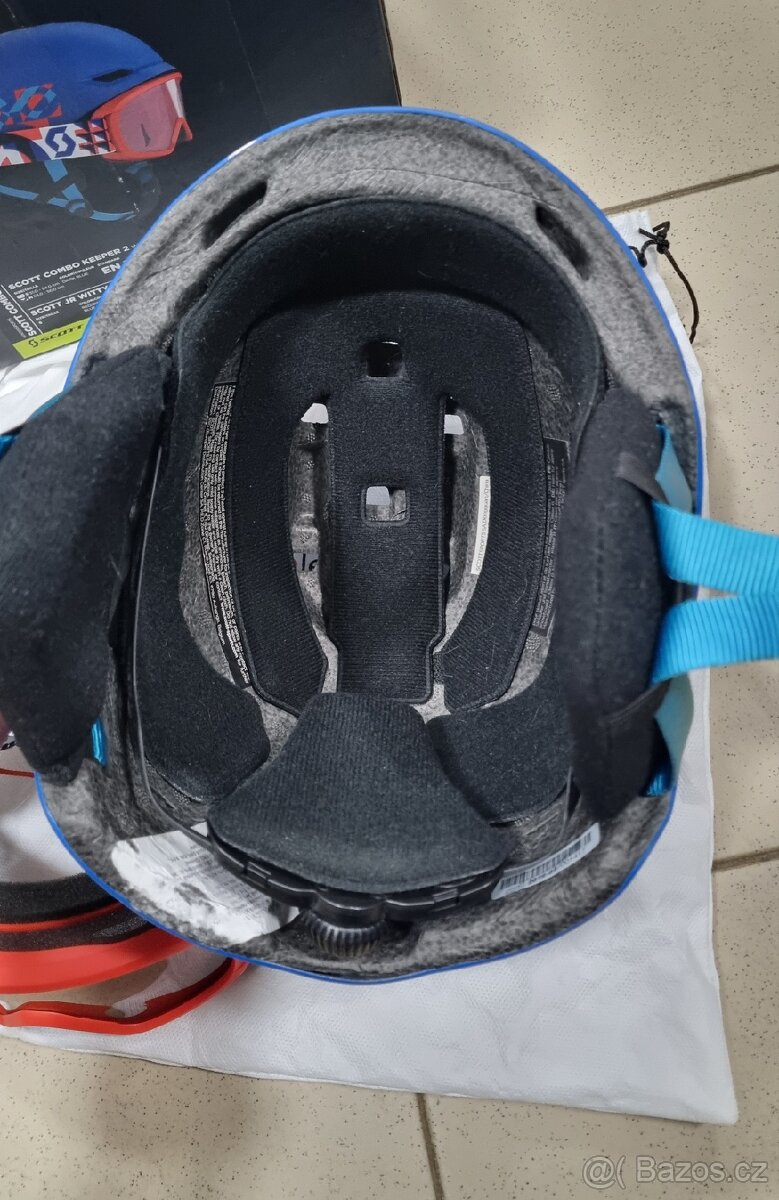 Lyžařská helma Scott s brýlemi - 7