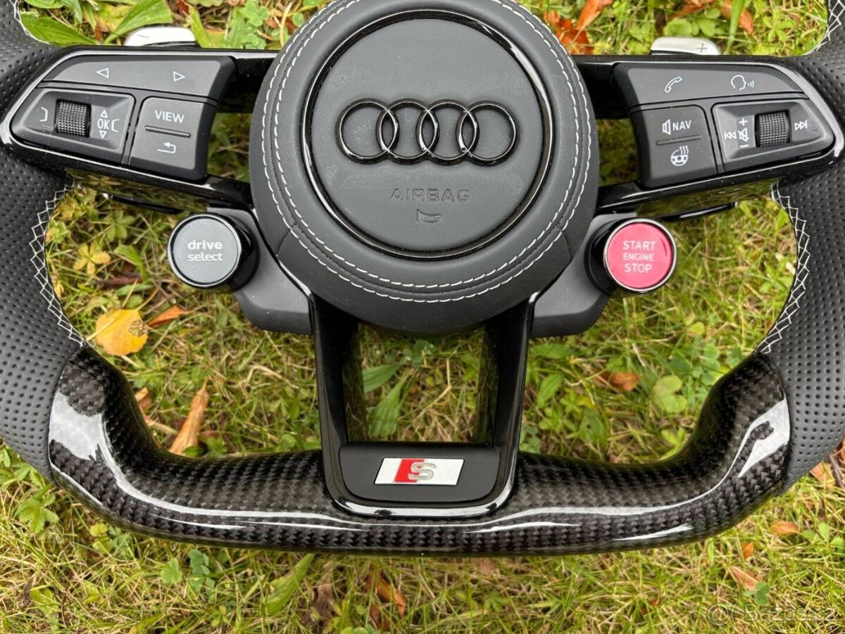 AUDI VOLANT SPORTOVY so START/STOP - DRIVE SELECT karbon - 7