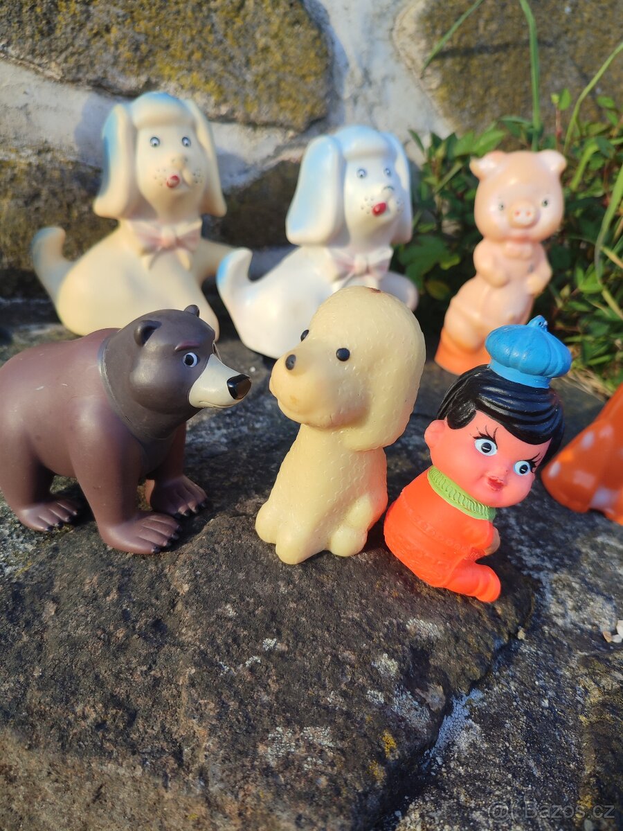 Retro gumové hračky 2. - 7