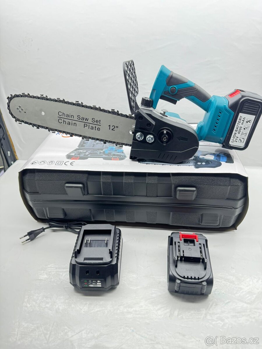 Aku pila 12” s automatickým mazáním + 2x baterie - 7