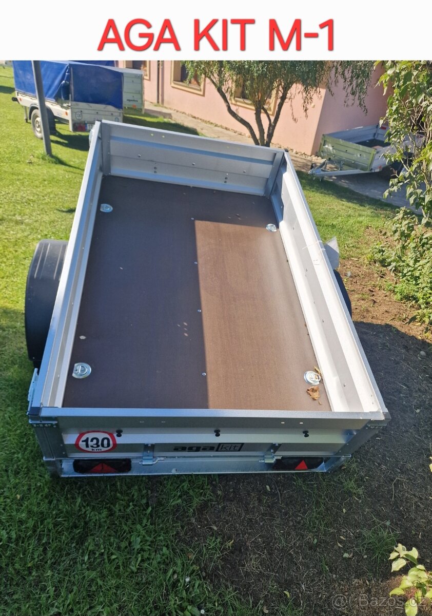 Přívěsný vozik AGA KIT M-1 Sklopný D-202,Š-123 - 7