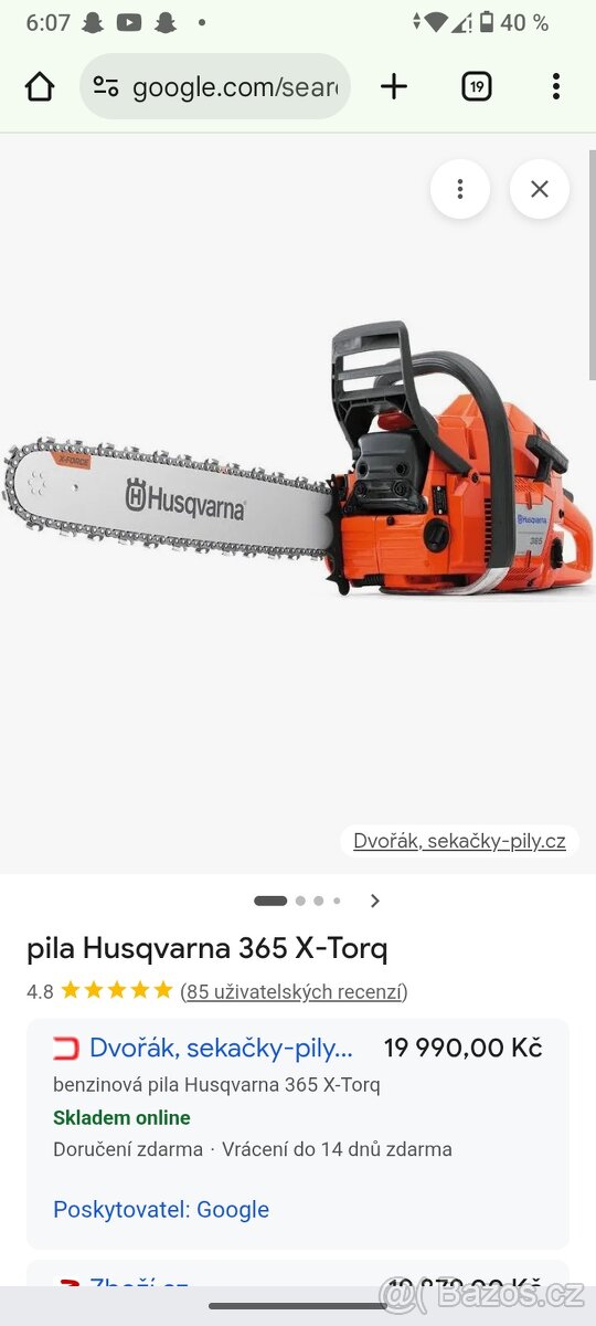 Husqvarna motorová pila - 7