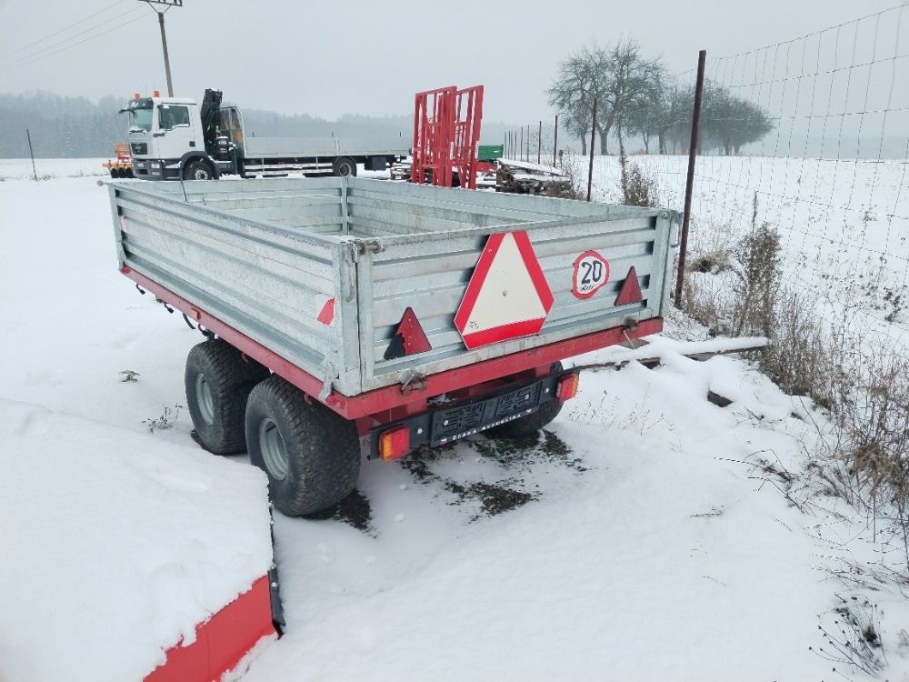 Vlek 2t sklopný na SPZ - 7