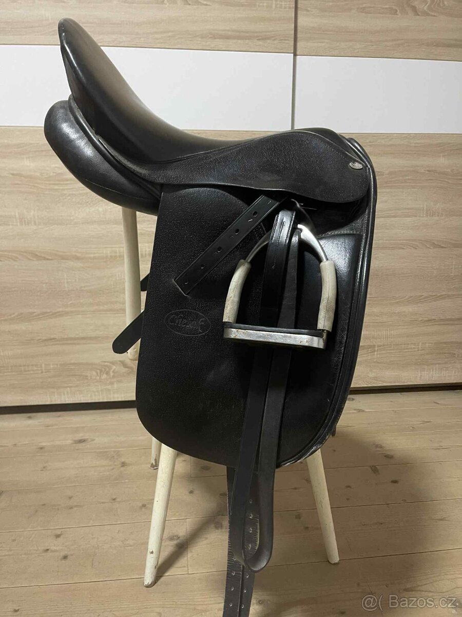 Drezurní sedlo černé - 7