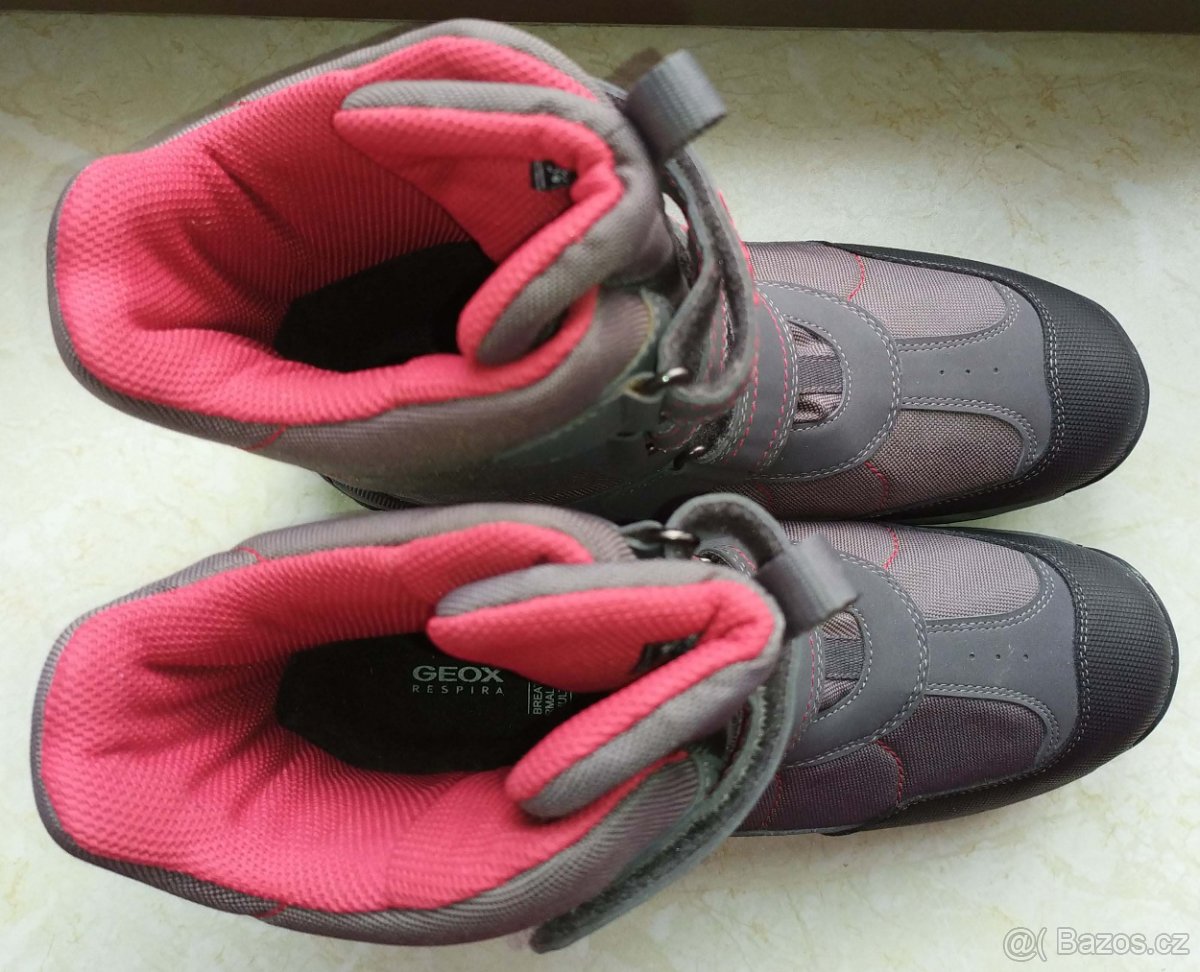 Luxusní sněhule kozačky GEOX VEL.40 - 7