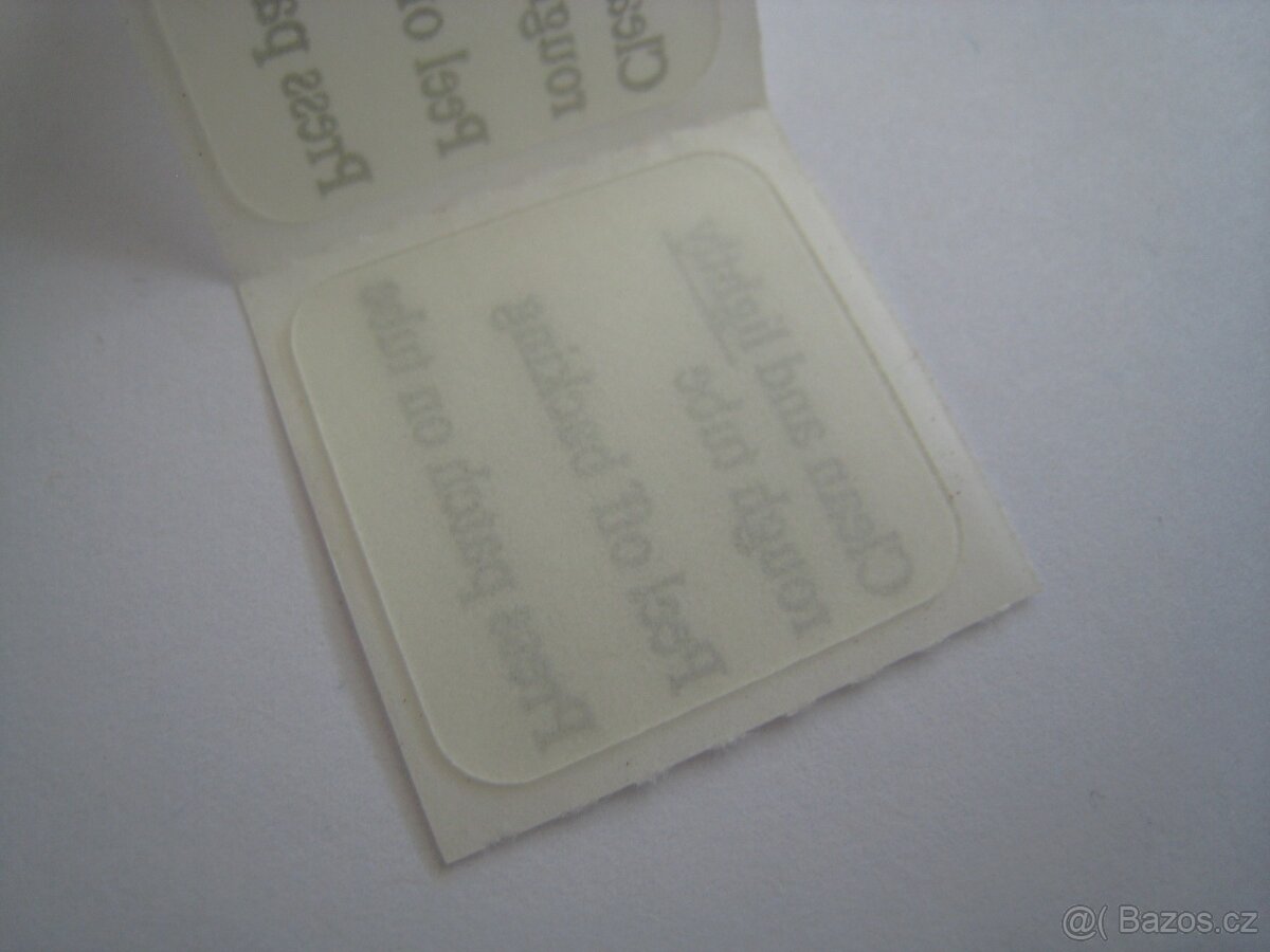 Nová sada samolepících záplat na duše Park Tool GP-2 - 7