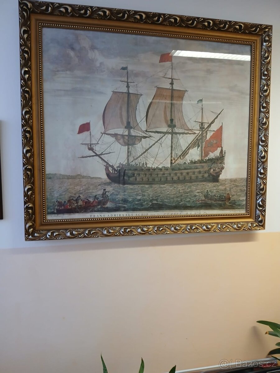 Obrazy - lodi, historické - 7