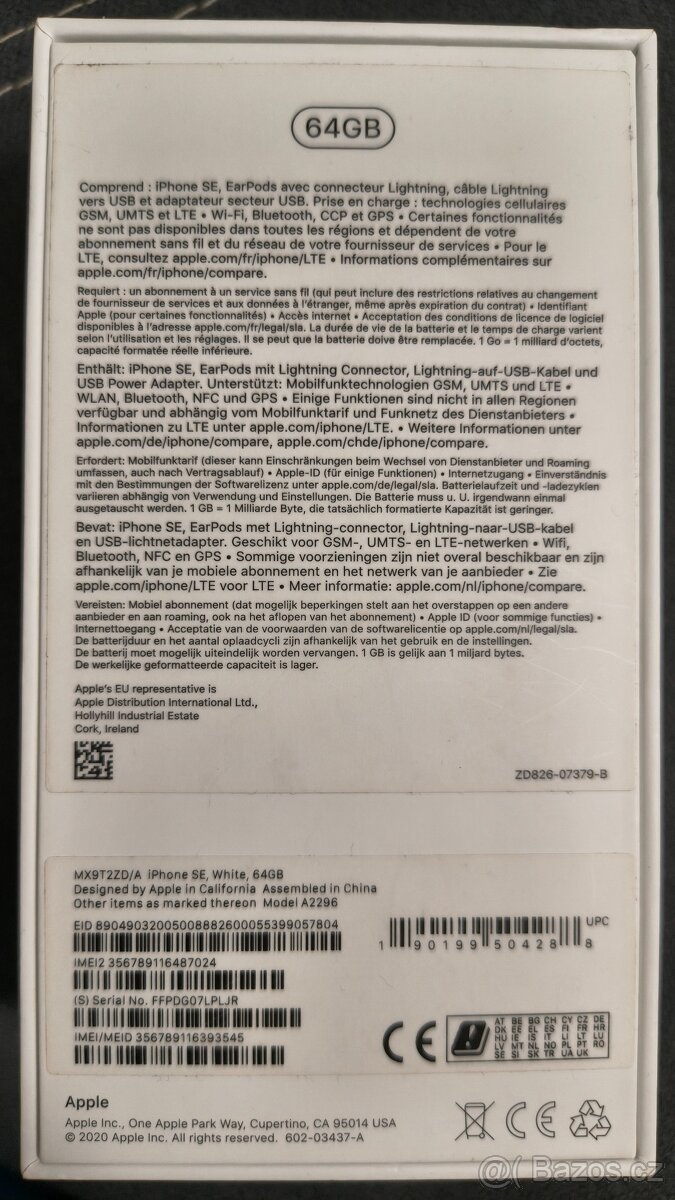 iPhone SE 2020 64GB White - 7