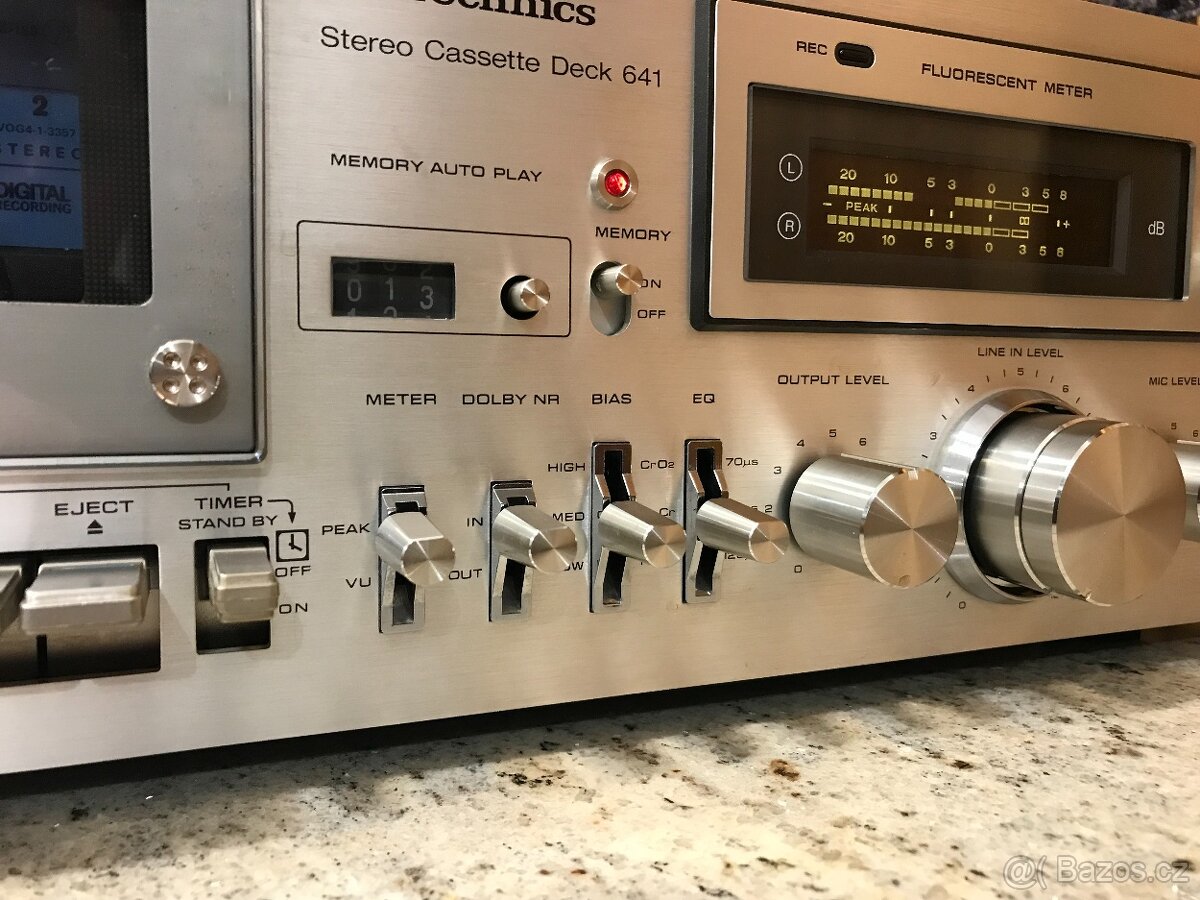 Technics Cassette deck RS 641 Velice zachovalý stav - 7