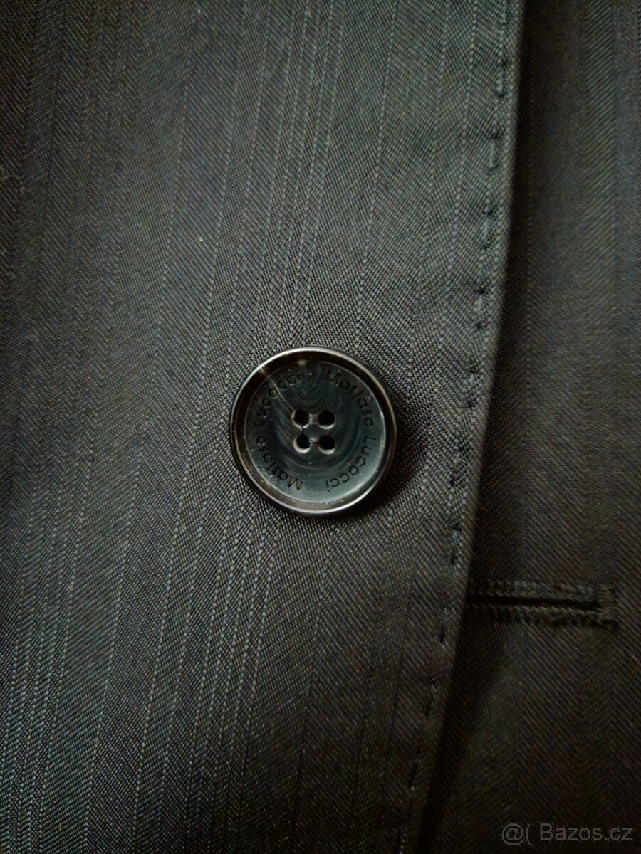 Pánský oblek s vestou - 7